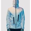 Baker Miller pink zip‑up hoodie featuring a soft cotton‑blend fabric, full front zipper, drawstring hood, ribbed cuffs and hem, and a relaxed sweatshirt silhouette in pastel pink. Sources