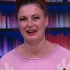 Rachel Reilly on Big Brother USA Season 27 wearing a pink sweater adorned with a delicate floral pattern, featuring long sleeves, a crew neckline, and a soft, feminine silhouette with a cozy, stylish appeal. Sources