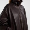 Real Housewives of NYC S16 Sai de Silva Leather Bomber Jacket showcasing its sleek back design and fashionable appeal