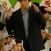 Shun Oguri Bad Lieutenant Tokyo Black Blazer featuring a sleek black design and sophisticated tailored styling.
